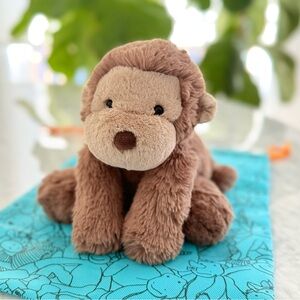 Jellycat Smudge Monkey Size Medium Authentic NWT